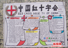 中国红十字会手抄报设计