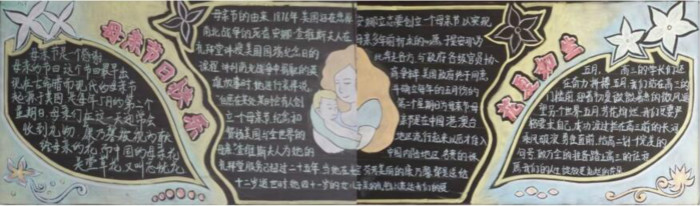 母亲节祝福语2017母亲节黑板报
