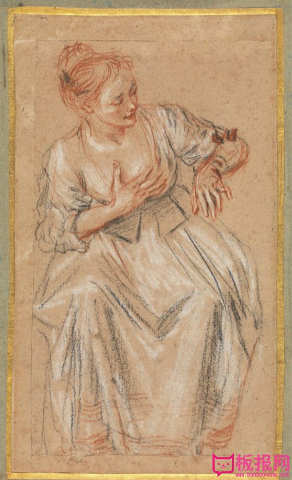 Antoine Watteau 大师素描画欣赏