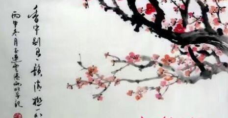 中国画欣赏，花中之魁梅花