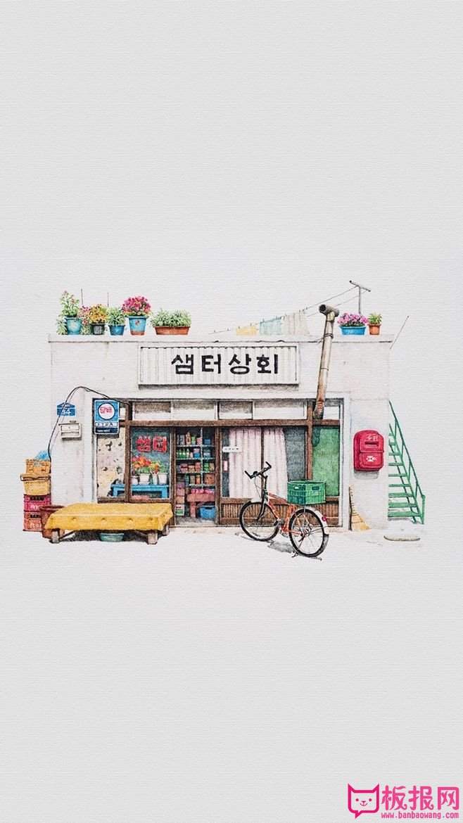 韩国手绘插画，这是不是你想要的生活