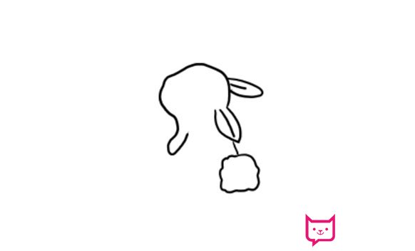 超简单动物简笔画教程，小兔子怎么画