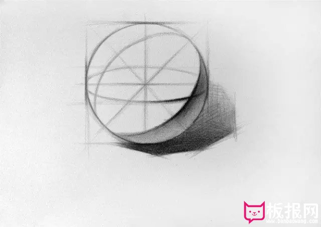 石膏几何体素描图片，各种简单的几何体素描