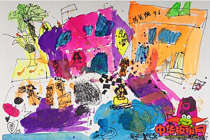 儿童创意美术作品欣赏，儿童绘画大全简单漂亮