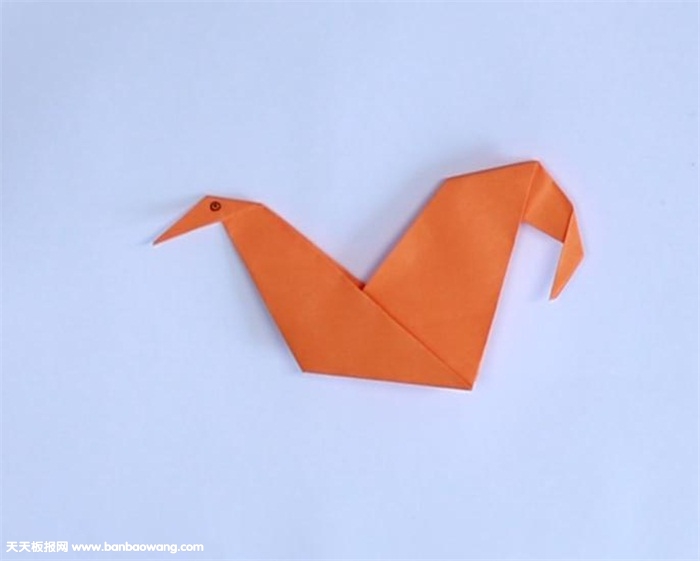 母鸡怎么折纸简单折法