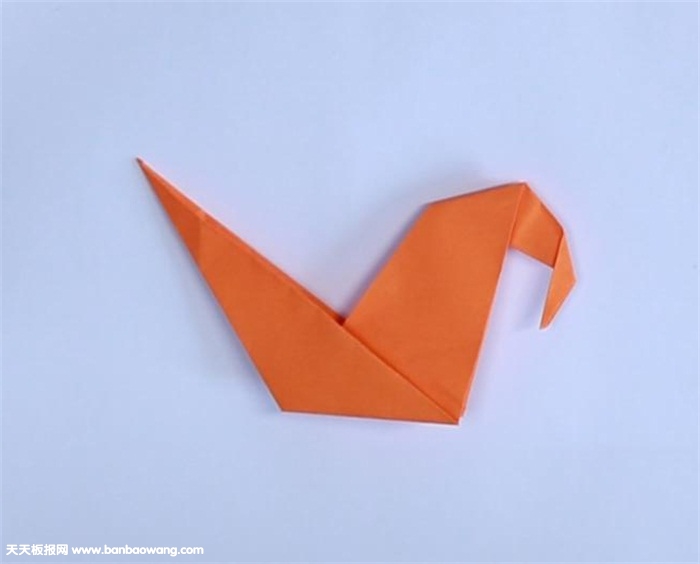 母鸡怎么折纸简单折法