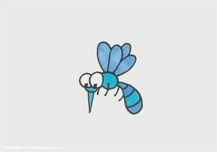 简单画的蚊子
