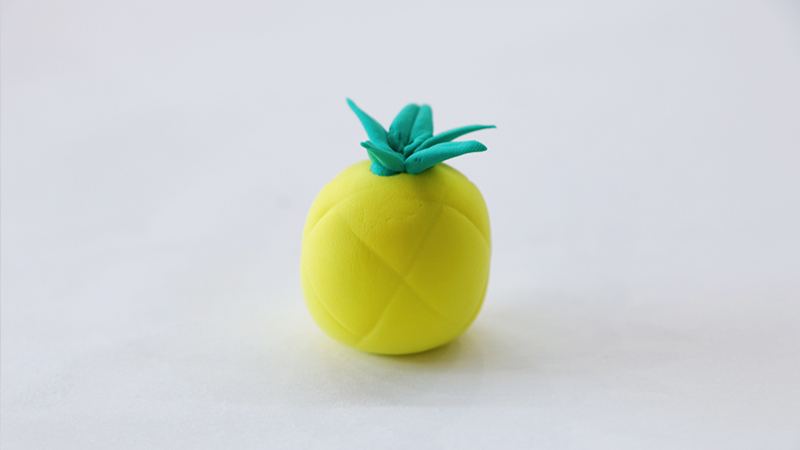 用超轻粘土做菠萝怎么做