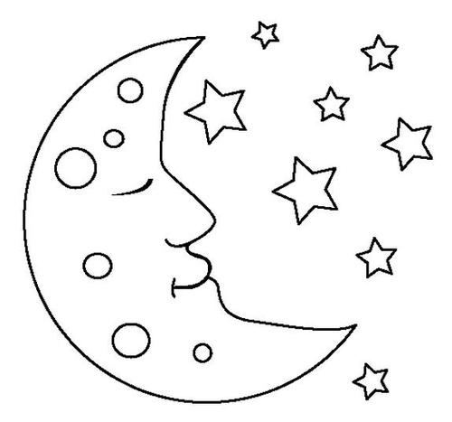 [简笔画]月亮简笔画怎么画才形象又好看