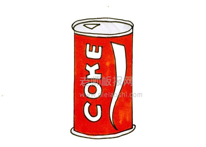 可口可乐简笔画图片 可口可乐怎么画