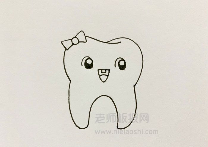 牙齿简笔画图片 牙齿要怎么画