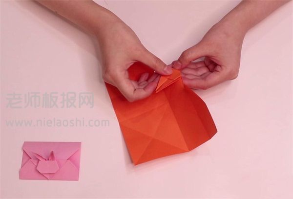 兔子信封折纸图片 兔子信封怎么折的