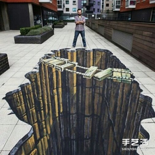 3D立体街头涂鸦图片 街头3D立体画作品欣赏