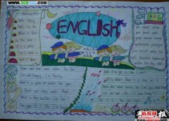四年级英语手抄报设计图
