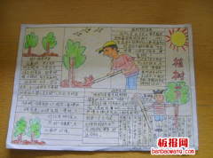 3.12中国植树节的手抄报