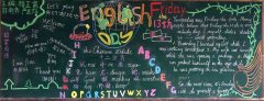 英语黑板报，中小学生学习英语关键是口语语法