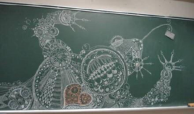班级动漫黑板报素材，二次元创意插图