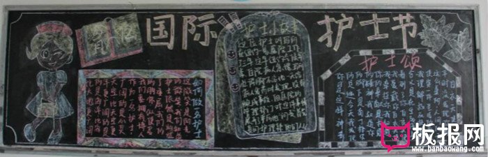 国际护士节祝福语5.12护士节黑板报