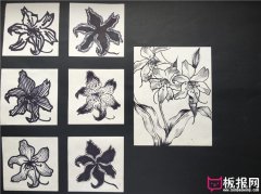 七种好看的花卉图案素材，装饰图案