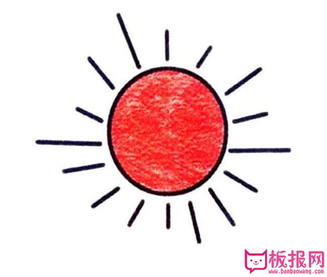 宝宝学画怎么画太阳，九种简单好看的太阳简笔画
