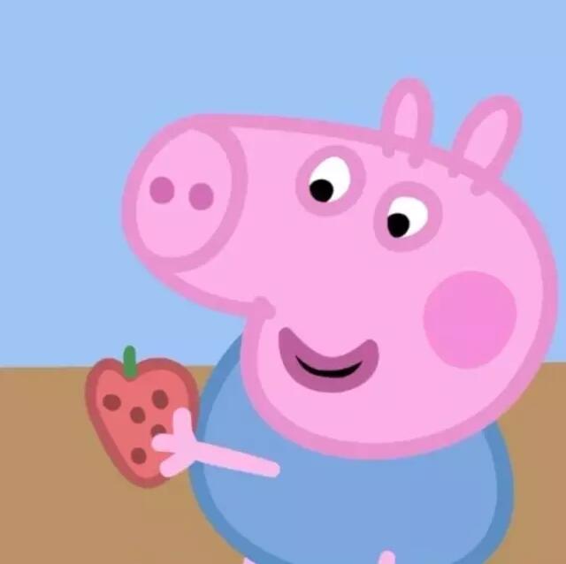 小猪佩奇情侣头像图片，我最爱的猪猪女孩