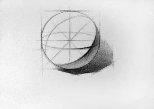 石膏几何体素描图片，各种简单的几何体素描