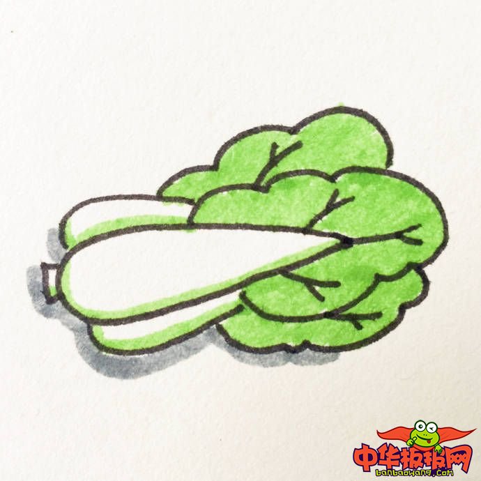 蔬菜简笔画图片带颜色，各种蔬菜简笔画画法