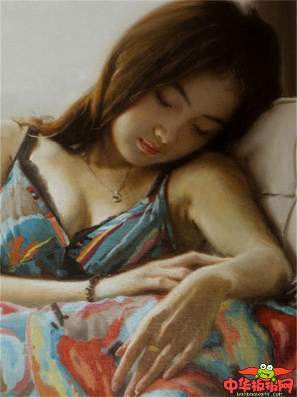 中国女人体油画欣赏，任志忠女体油画欣赏