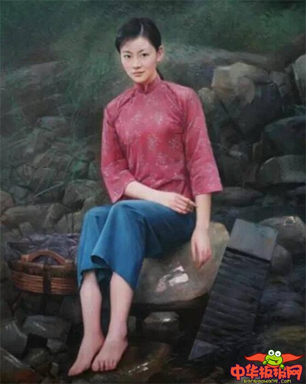 中国美女人体油画，中国女人体油画集