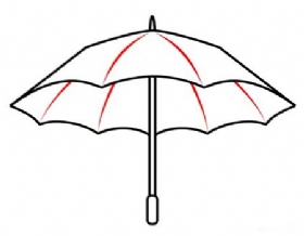 [简笔画]雨伞简笔画怎么画才形象又好看