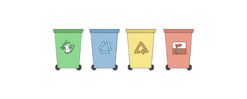 分类垃圾桶简笔画图片垃圾桶是怎么画的？