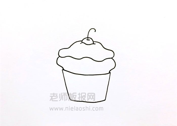 QQ红包蛋糕简笔画图片 蛋糕怎么画