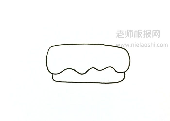 QQ红包生日蛋糕简笔画图片生日蛋糕怎么画？
