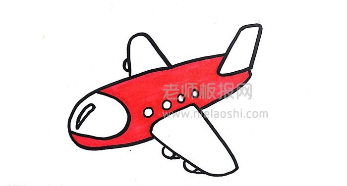 儿童飞机简笔画图片 儿童飞机怎么画