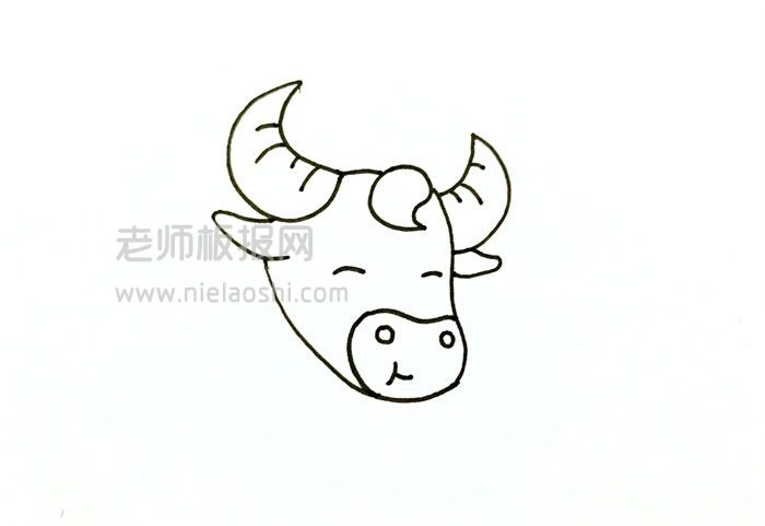 如何画出一头牛的简笔画？