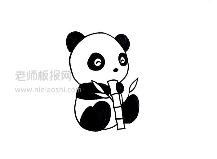 小熊猫简笔画图片 小熊猫怎么画