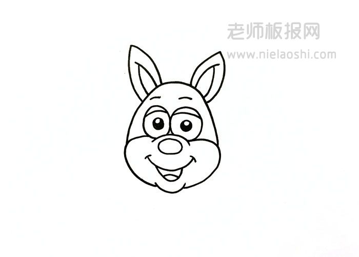 QQ红包袋鼠简笔画图片 袋鼠怎么画