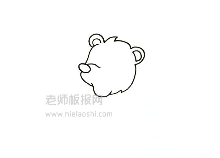 QQ红包熊简笔画图片 熊怎么画