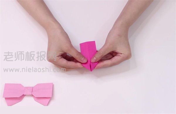 蝴蝶结折纸图片 蝴蝶结怎么折